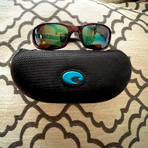 Costa Other - Costa Sunglasses Brine BR 10 tortoise shell/ turquoise LIKE NEW WITH CASE